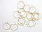 earring hoops, 24k gold plated brass, 25 x 25mm, 20 pieces, gold earrings, ear ring hoops, hoop ear ring,